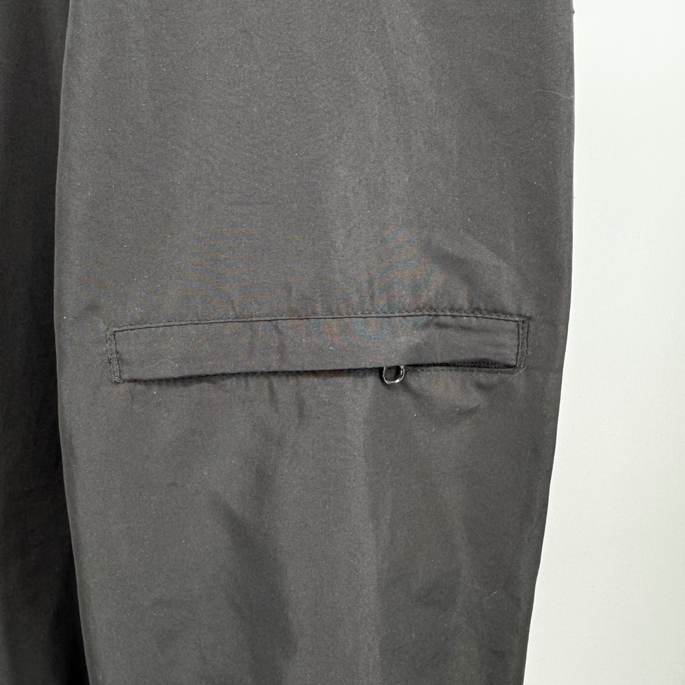 FootJoy DryJoys Golf Windbreaker Jacket Mens XL Black Pullover Coat Pockets Logo - Picture 11 of 15